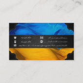 [154] Het Embleem van de Oekraïense strijdkrachten Visitekaartje (Achterkant)