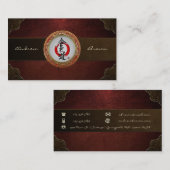 [154] Japanse kalligrafie - Aikido Visitekaartje (Voorkant / Achterkant)