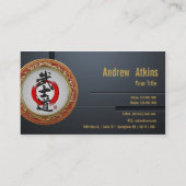 [154] Japanse kalligrafie - Bushido Visitekaartje (Achterkant)