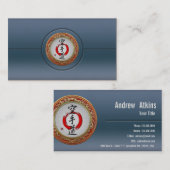 [154] Japanse kalligrafie - Karate-do Visitekaartje (Voorkant / Achterkant)