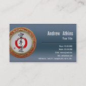 [154] Japanse kalligrafie - Karate-do Visitekaartje (Achterkant)