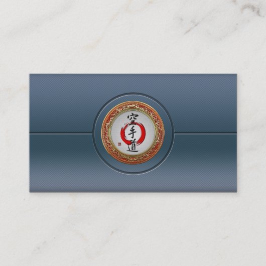 [154] Japanse kalligrafie - Karate-do Visitekaartje (Voorkant)