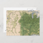 154 Korn/vierkante mijl Briefkaart (Voorkant / Achterkant)