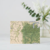 154 Korn/vierkante mijl Briefkaart (Staand voorkant)