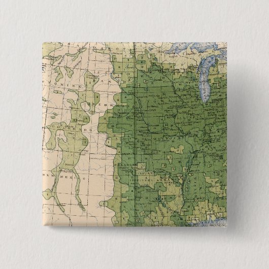 154 Korn/vierkante mijl Vierkante Button 5,1 Cm (Voorkant)