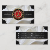 [154] Masonic Square and Compass [3rd Degree] Visitekaartje (Voorkant / Achterkant)