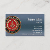[154] Master Mason, derde graad [speciale editie] Visitekaartje (Achterkant)