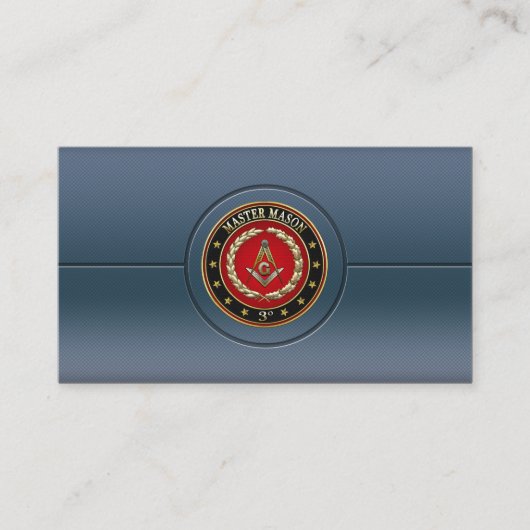 [154] Master Mason, derde graad [speciale editie] Visitekaartje (Voorkant)