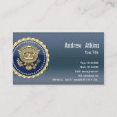 [154] Presidentiële dienstbadge [PSB] Visitekaartje (Achterkant)