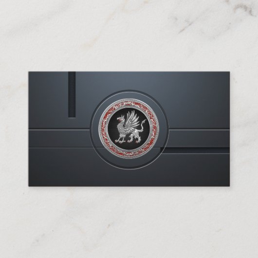 [154] Sacred Silver Griffin Visitekaartje (Voorkant)