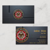 [154] Scottish Rite Double-kopeagle Visitekaartje (Voorkant / Achterkant)