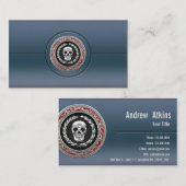 [154] Silver Skull Visitekaartje (Voorkant / Achterkant)