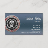 [154] Silver Skull Visitekaartje (Achterkant)