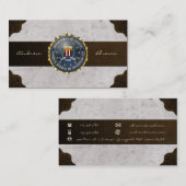 [154] Speciale uitgave van de FBI Visitekaartje (Voorkant / Achterkant)