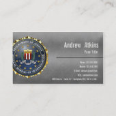 [154] Speciale uitgave van de FBI Visitekaartje (Achterkant)