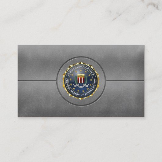 [154] Speciale uitgave van de FBI Visitekaartje (Voorkant)