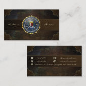 [154] Speciale uitgave van de FBI Visitekaartje (Voorkant / Achterkant)