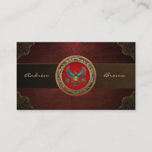 [154] Treasure Trove: Egyptian Falcon [3D] Visitekaartje