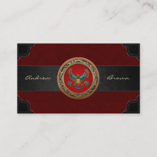 [154] Treasure Trove: Egyptian Falcon [3D] Visitekaartje