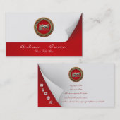 [154] Treasure Trove: Het oog van Horus Visitekaartje (Voorkant / Achterkant)