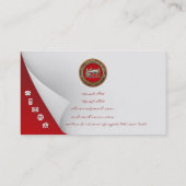 [154] Treasure Trove: Het oog van Horus Visitekaartje (Achterkant)