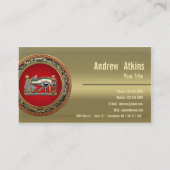 [154] Treasure Trove: The Eye of Horus Visitekaartje (Achterkant)