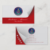 [154] Zegel van de Defense Intelligence Agency (DI Visitekaartje (Voorkant / Achterkant)