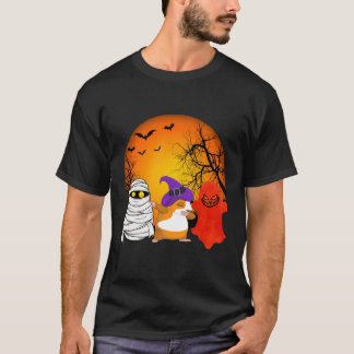 155 Guinea Pig Halloween Pumpkin T-shirt