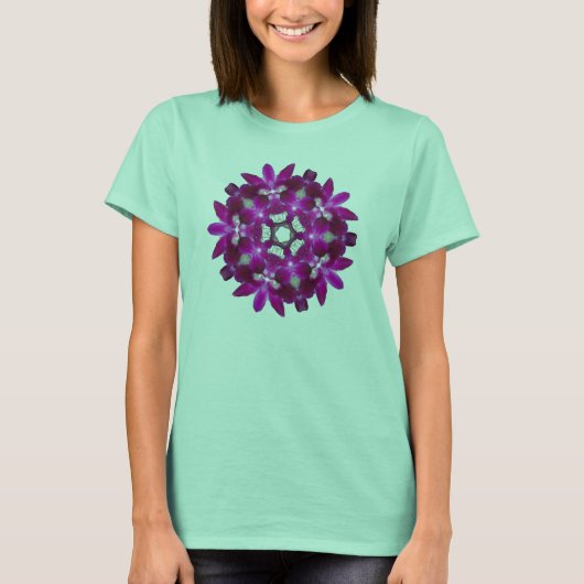 155sommer flower orcide t-shirt (Voorkant)