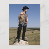 15614-RA Cowboy Briefkaart (Voorkant)