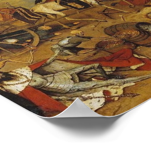 1562 Plague Painting Poster (Hoek)