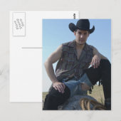 15631-RA Cowboy Briefkaart (Voorkant / Achterkant)