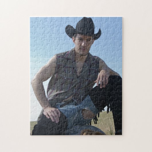 15631-RA Cowboy Legpuzzel (Verticaal)