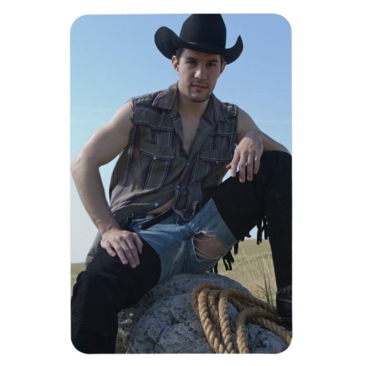 15631-RA Cowboy Magneet (Verticaal)