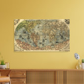 1565 Ferando Berteli (Fernando Bertelli) Wereldkaa Canvas Afdruk (Insitu (Woonkamer))