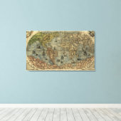 1565 Ferando Berteli (Fernando Bertelli) Wereldkaa Canvas Afdruk (Insitu (Houten vloer))