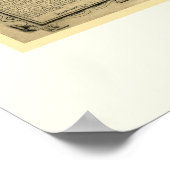 1565 Ferando Berteli (Fernando Bertelli) Wereldkaa Poster (Hoek)