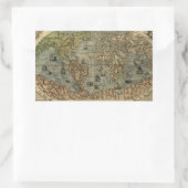1565 Ferando Berteli (Fernando Bertelli) Wereldkaa Rechthoekige Sticker (Tas)