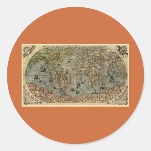 1565 Ferando Berteli (Fernando Bertelli) Wereldkaa Ronde Sticker (Voorkant)