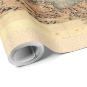 1565 Forlani AntiquevWereldkaart Renaissance Cadeaupapier (Rol Hoek)