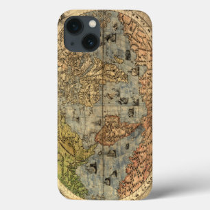1565 Forlani AntiquevWereldkaart Renaissance Case-Mate iPhone Case