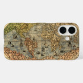 1565 Forlani AntiquevWereldkaart Renaissance Case-Mate iPhone Case (Achterkant (horizontaal))