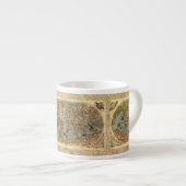 1565 Forlani AntiquevWereldkaart Renaissance Espresso Kop (Voorkant rechts)