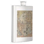 1565 Forlani AntiquevWereldkaart Renaissance Heupfles (Rechts)