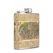 1565 Forlani AntiquevWereldkaart Renaissance Heupfles (Rechts)