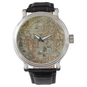 1565 Forlani AntiquevWereldkaart Renaissance Horloge