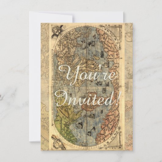 1565 Forlani AntiquevWereldkaart Renaissance Kaart (Voorkant)