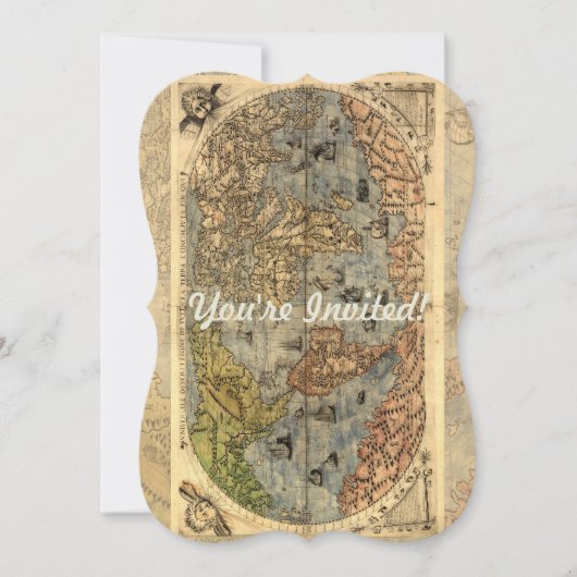 1565 Forlani AntiquevWereldkaart Renaissance Kaart (Voorkant)