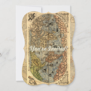 1565 Forlani AntiquevWereldkaart Renaissance Kaart