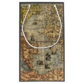 1565 Forlani AntiquevWereldkaart Renaissance Klein Cadeauzakje (Achterkant)